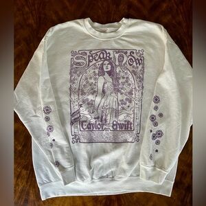 TAYLOR SWIFT Speak Now white sweatshirt